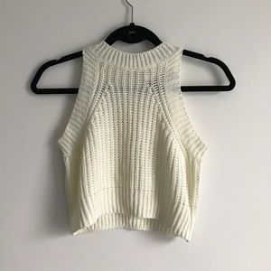 Akira Chicago Knit Crop Sweater